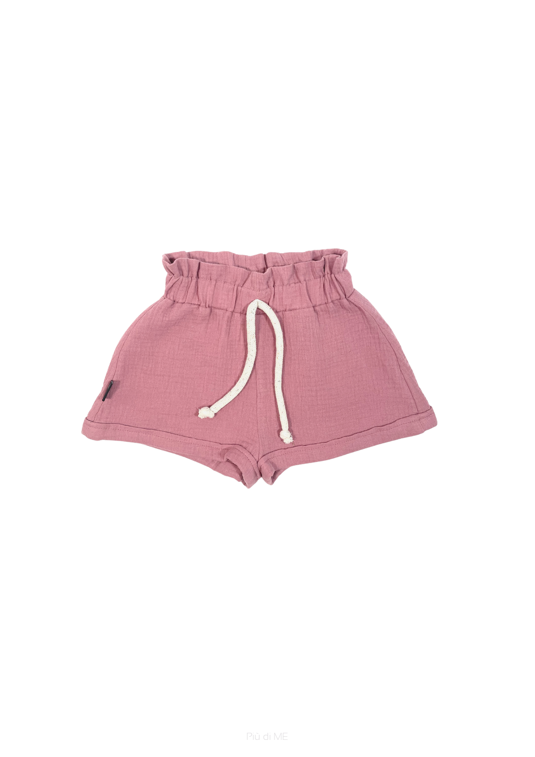 023-23 MUSLIN SHORTS / DARK PINK - GOTS