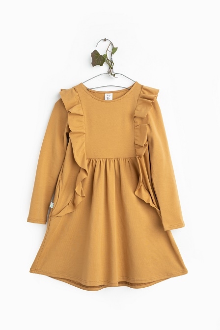 19-108 DRAGONFLY DRESS / camel