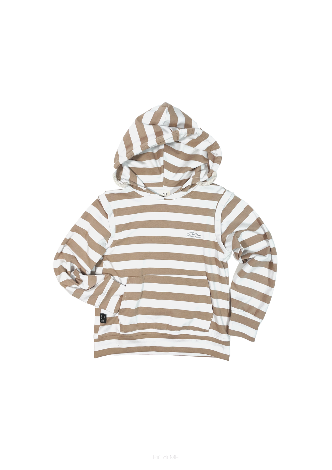 048-23 SUMMER HOODIE /  SAND STRIPES