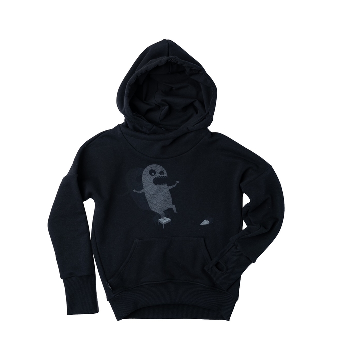 111-20 HOODIE "DON'T BE AFRAID " /  black