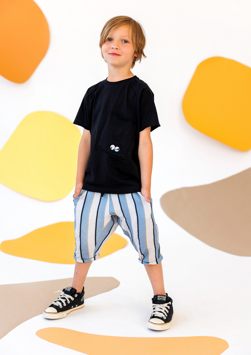089-24 MUSLIN SHORTS / "ROAD" - GOTS