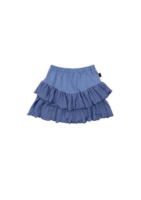 038-24 SKIRT OPENWORK  / BLUE