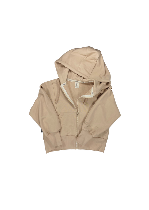 0128-24 HOODIE ZIP / BEIGE 