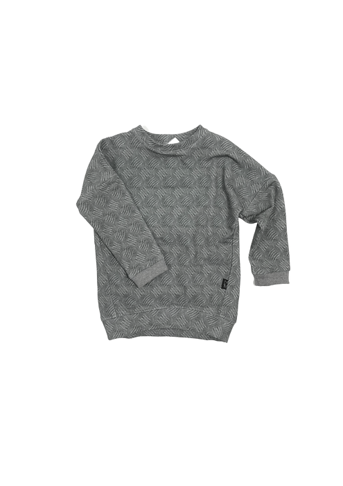 116-21 SWEATSHIRT / graphit diamond plate