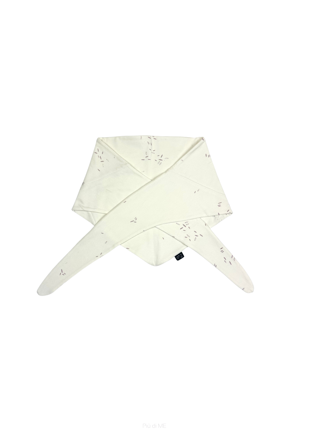 271-25 INFINITI SCARF / CREAM WITH ROSE PATTERN