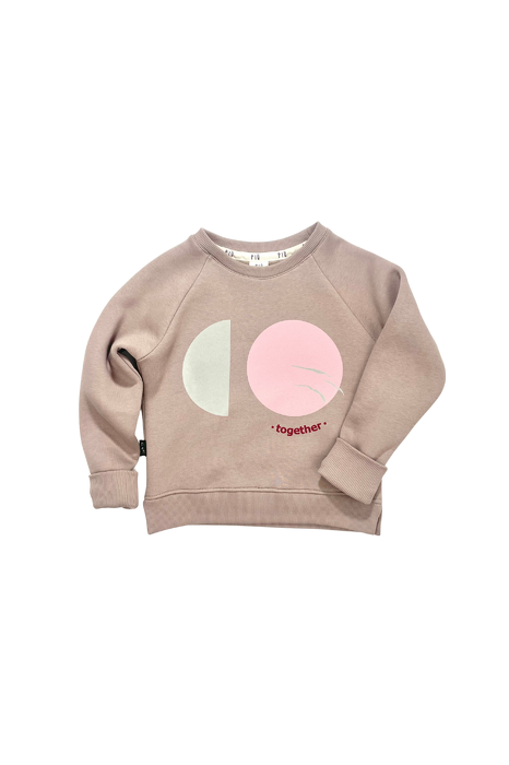 139-23 SWEATSHIRT TOGETHER / CAPPUCCINO 