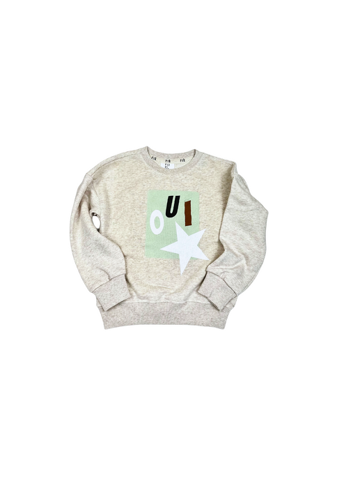 221-25 BLOUSE / BEIGE MELANGE - OUI