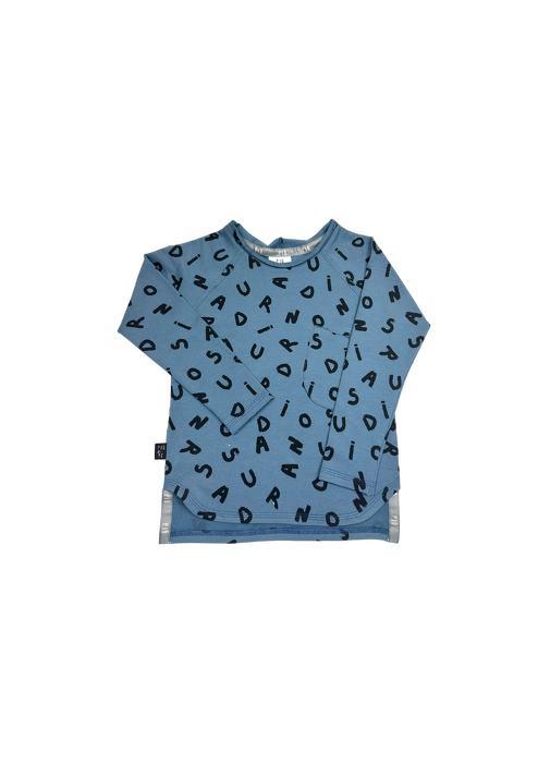 257-25 LONGSLEEVE / BLUE LETTERS