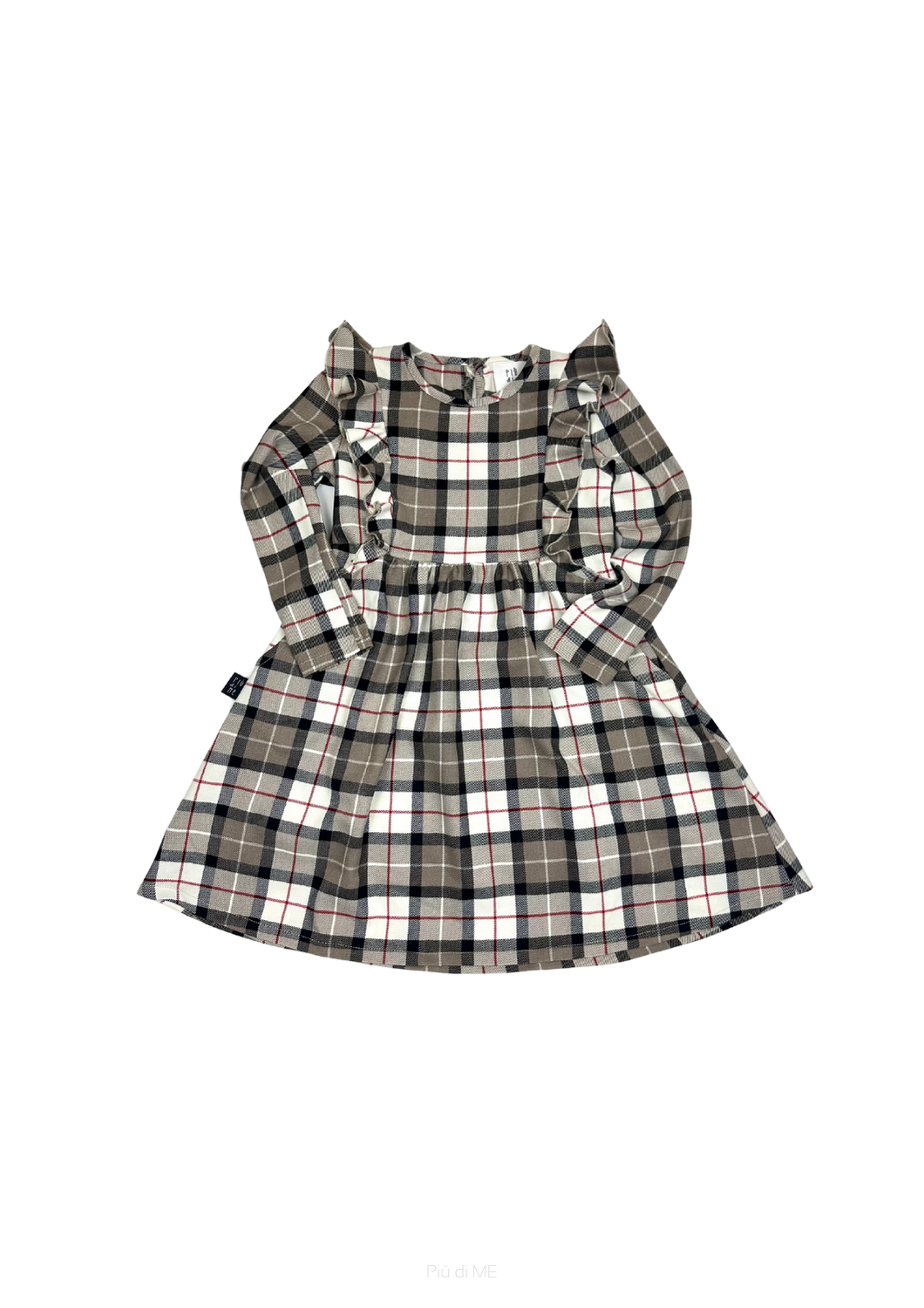 201-25 DRESS / CHEQUERED PATTERN