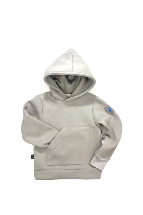 145-23 HOODIE POCKET / GRAY