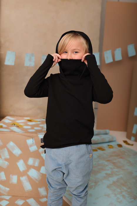 158-23 LONGSLEEVE NINJA  - BLACK