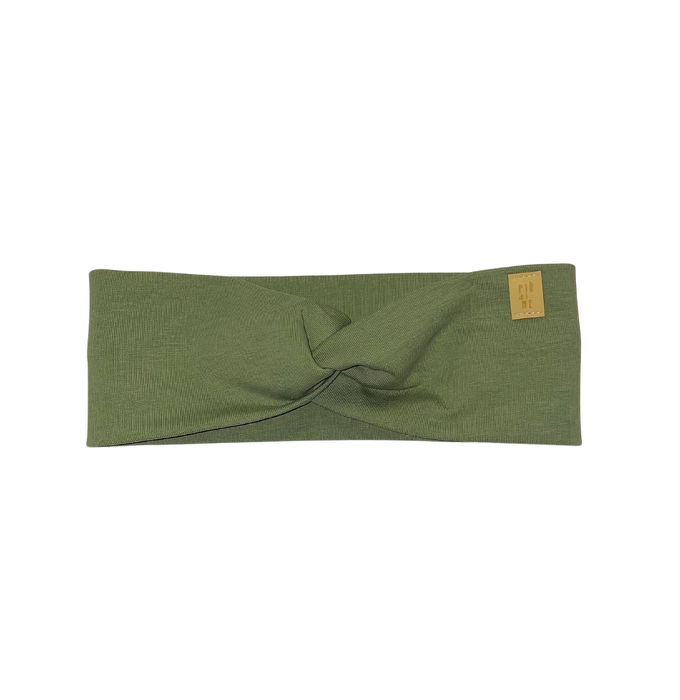 287-22 HEADBAND /  OIL GREEN