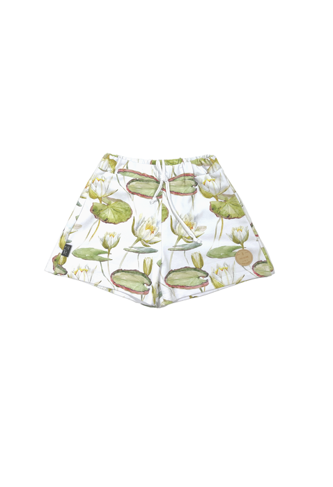 070A-22 SHORTS / LOTUS FLOWER
