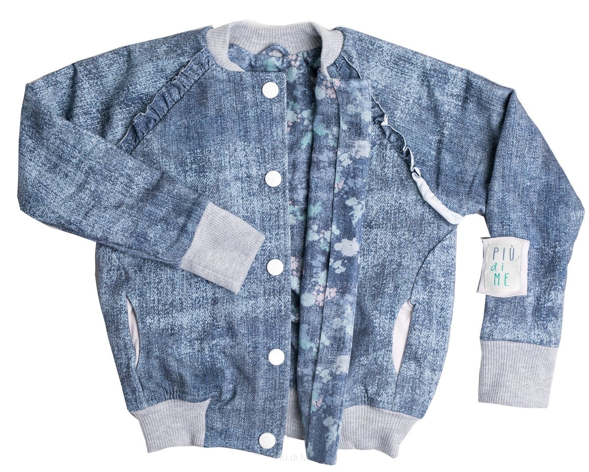 1969 / BOMBER JACKET  / DENIM & DENIM blots