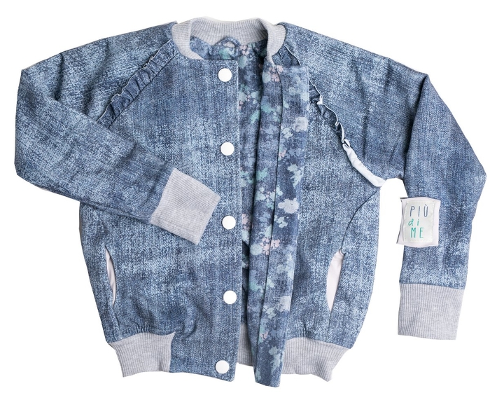 1969 / BOMBER JACKET  / DENIM & DENIM blots