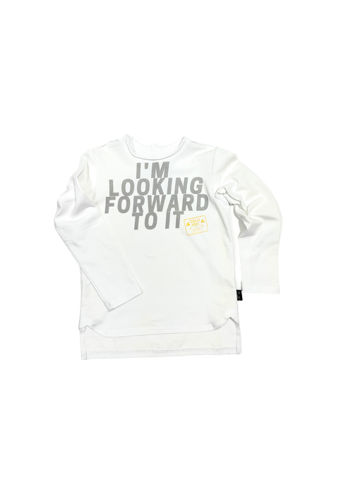 099-21 LONGSLEEVE WHITE  /„I’m looking” 
