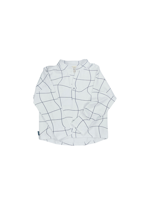 079-24 LONGSLEEVE "LINE" / BLACK&WHITE 