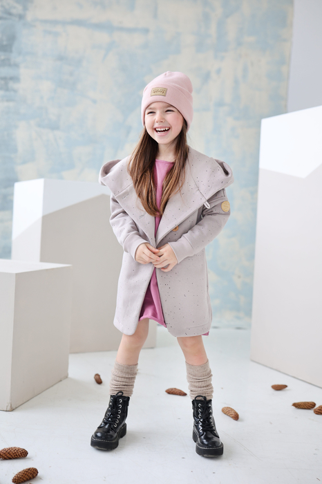 227-22 COAT SECRET MONK  / LIGHT CAPUCCINO WH AURORA BOREALIS        