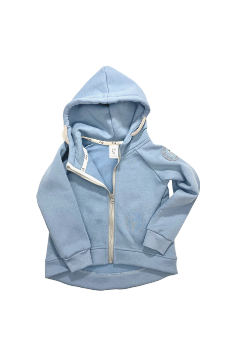 143-23 HOODIE ZIP "TEAM TOGETHER " / BLUE 