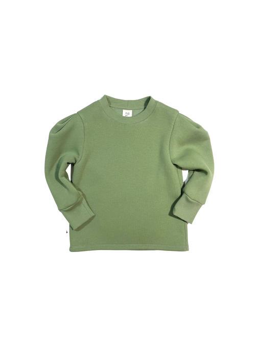 214-22 SWEATSHIRT / OIL GREEN