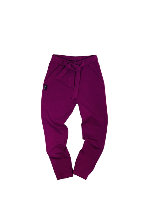 101c-22 PANTS WITH A DRAWSTRING WAIST / LIGHT PURPLE