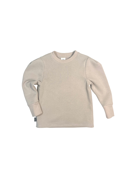 216-22 SWEATSHIRT /  LIGHT  CAPPUCCINO