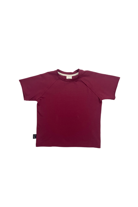 160-23 T-SHIRT / BURGUNDY
