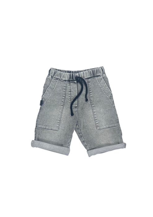085-24 SHORTS JEANS /GRAY
