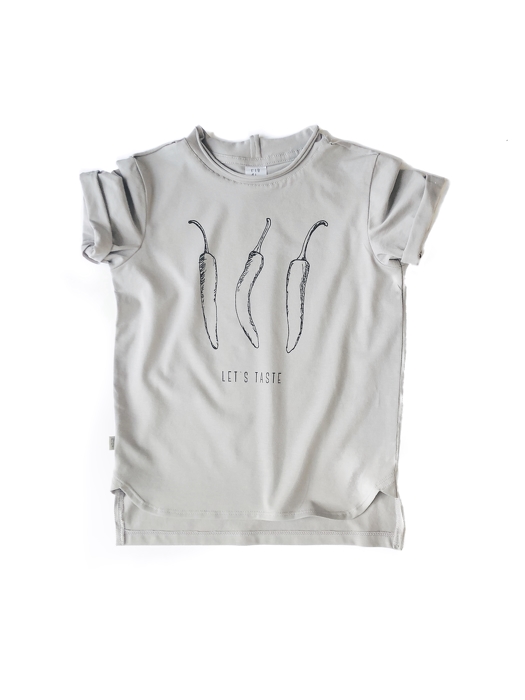 37-20 T-SHIRT / GRAY - let's taste