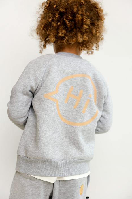 219-25 BOMBER / GREY MELANGE - HI