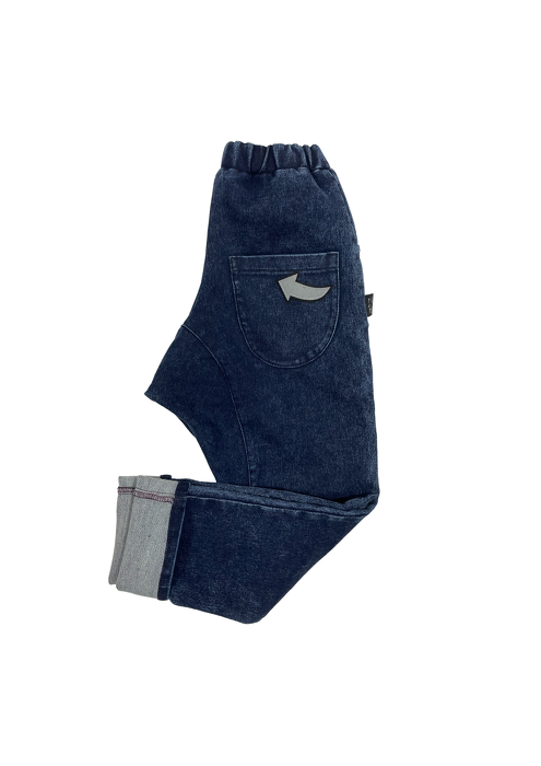 119-21 TROUSERS JEANS CARGO BOY / NAVY  
