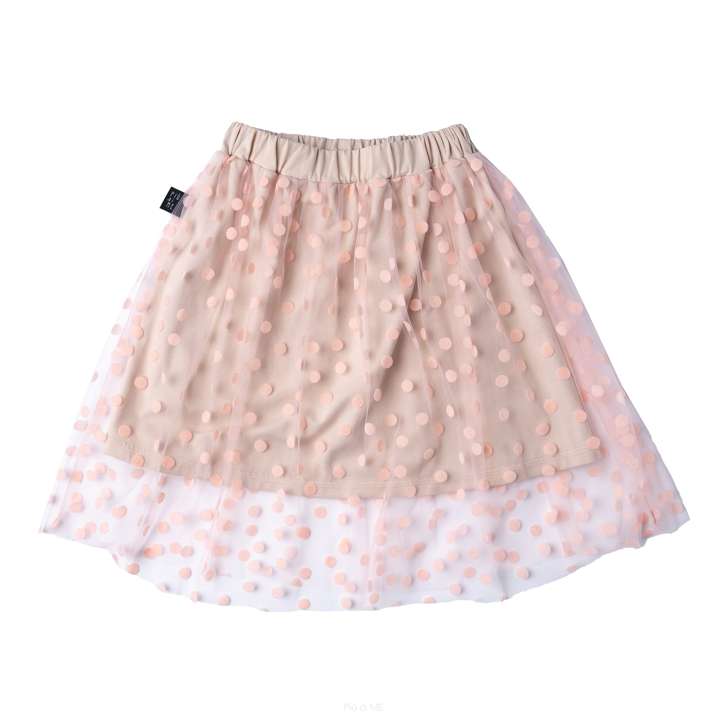 83-20 SKIRT / soft pink & dots