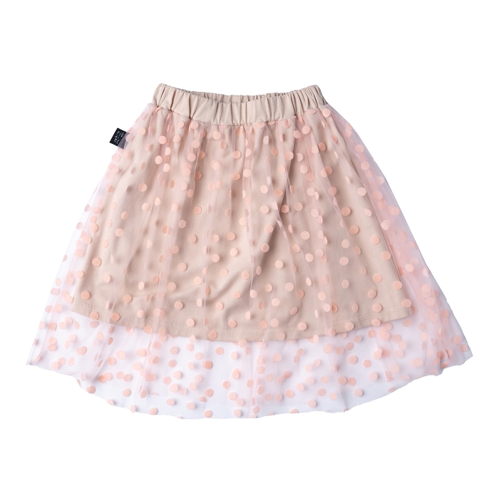 83-20 SKIRT / soft pink & dots
