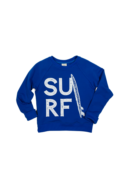 052-23 SWEATSHIRT  DARK WATER COLOR - SURF 