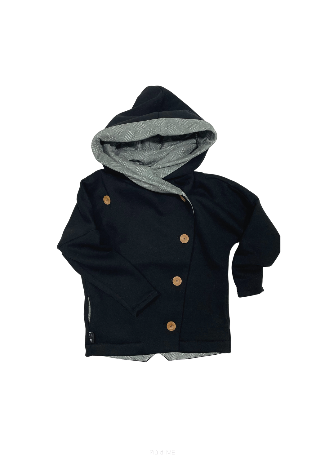 117-21 HOODIE SECRET MONK / black 