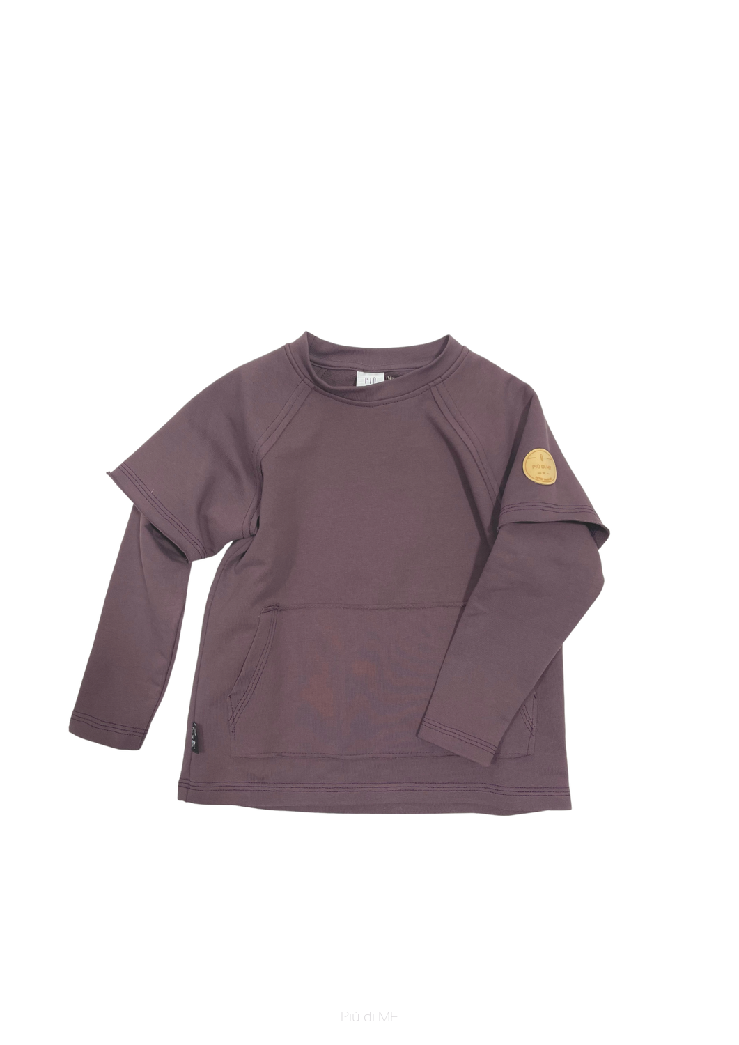 105-21 DOUBLE SWEATSHIRT / eggplant