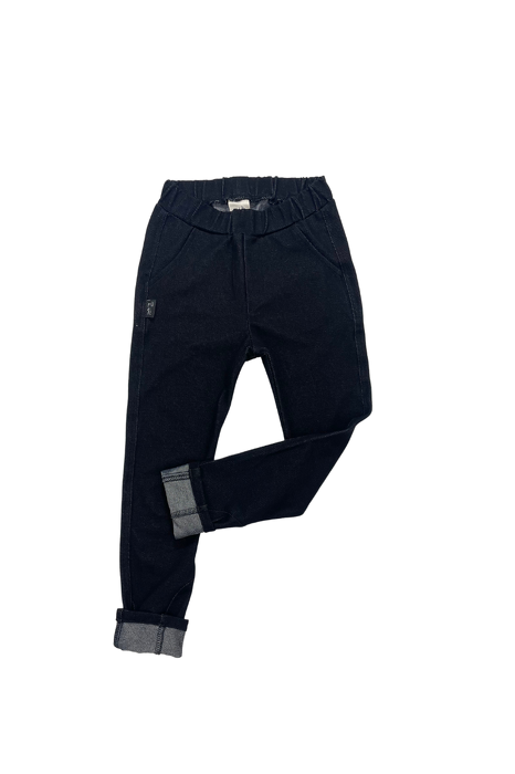 123-23 SLIM JEANS / BLACK - 100% CO