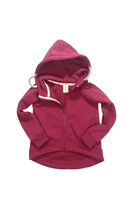140-23 HOODIE ZIP TOGETHER / BURGUNDY