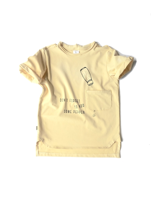 38-20 T-SHIRT / YELLOW - don't forget