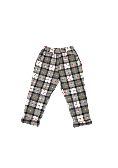 232-25 TROUSERS / CHEQUERED PATTERN