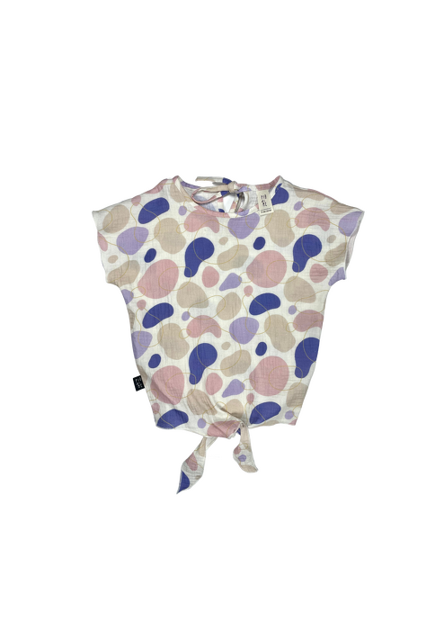 011-24 T-SHIRT MUSLIN  / COLORFUL PRINT -GOTS