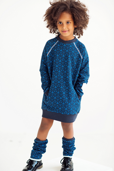 BLOUSE LONG / KALEIDOSCOPE PRINT