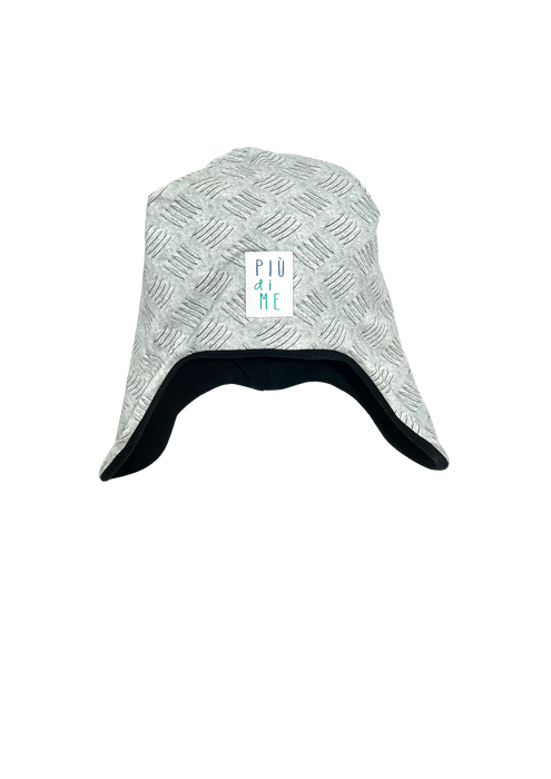 139-21 CZAPKA / BEANIE WINTER - anthracite  diamond plate 