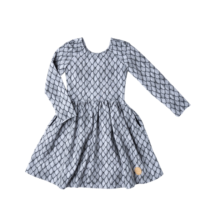 77-20 STREET DRESS /dragon scales