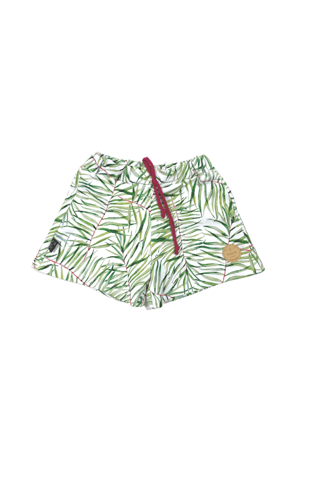 071-22 SHORTS / BAMBOO LEAVES