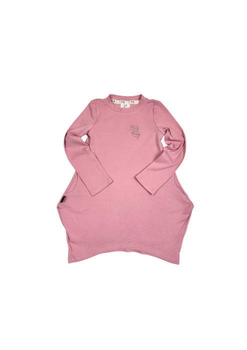 204-25 EMILY DRESS  / ROSE HELLO - BONJOUR