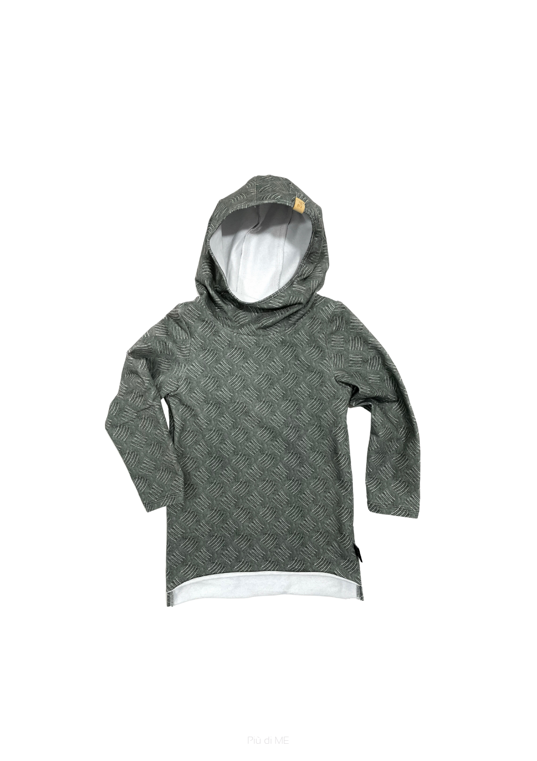 103-21 LONGSLEEVE HOODIE / graphit diamond plate