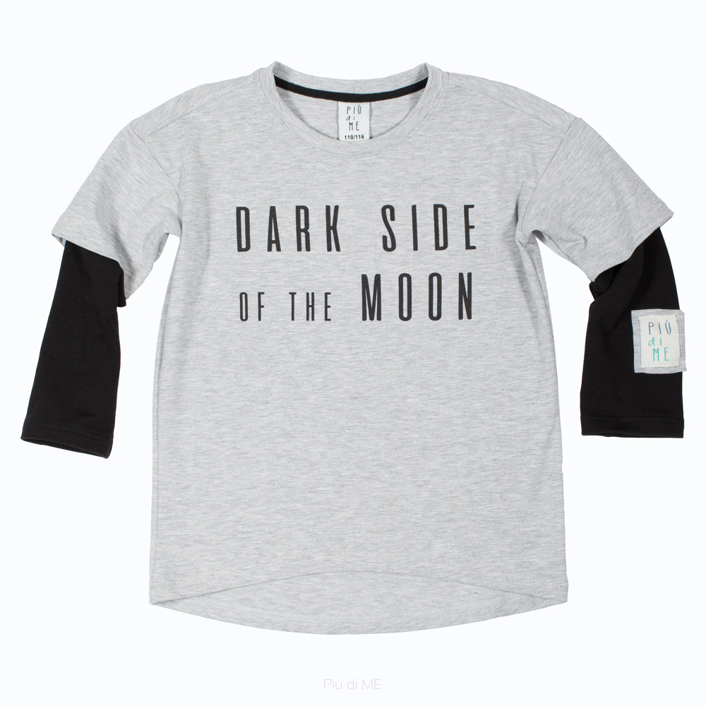 1830/ LONGSLEEVE / GRAY & BLACK overprint