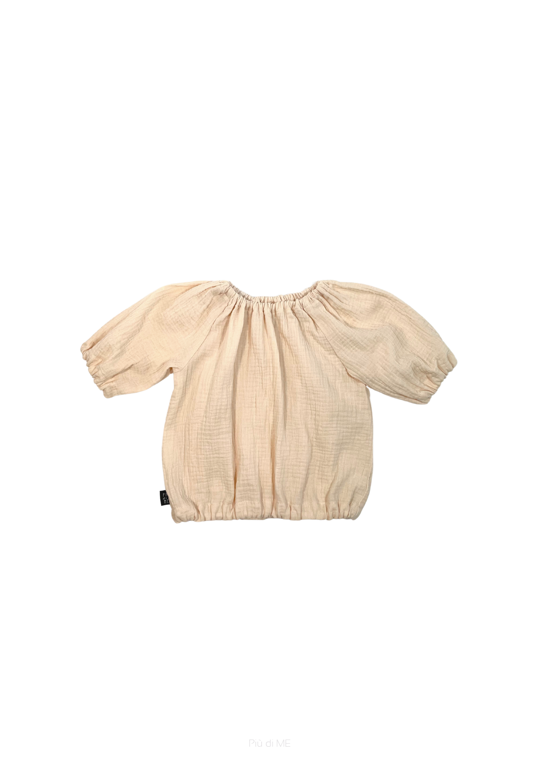 018-23 MUSLIN BLOUSE / CREAMY - GOTS
