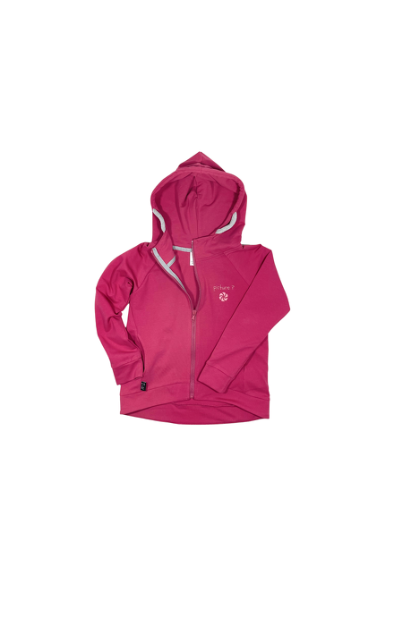 082-22 HOODIE ZIP / SANGRIA